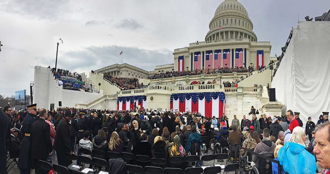 SMHS Student Volunteers Show Energy, Leadership at Presidential Inauguration